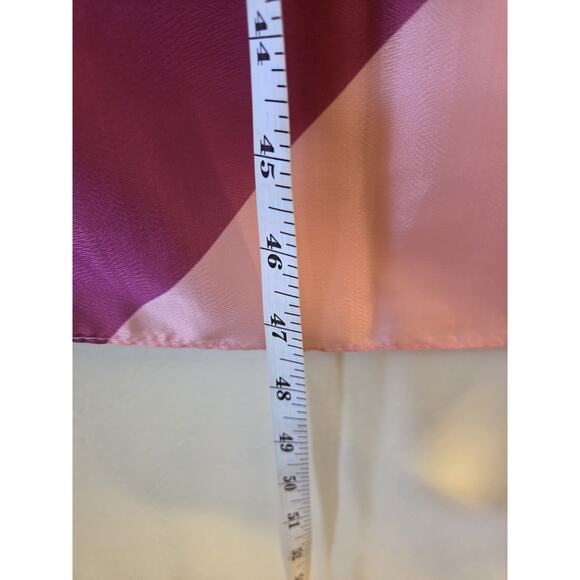 New Vince Camuto Pink Floral Scarf 47" Square Romantic Feminine - Picture 5 of 8